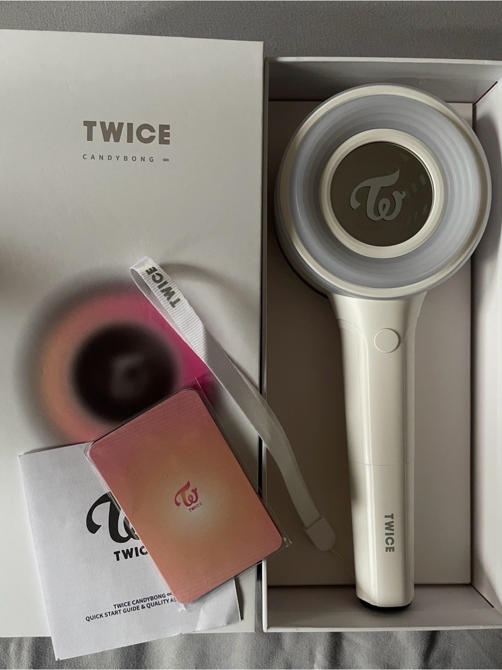 TWICE Official CandyBong Lightstick - White